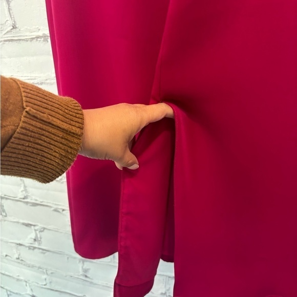 Cupcakes and Cashmere Hot Pink Midi Carolina Dress size 2 - Picture 6 of 11